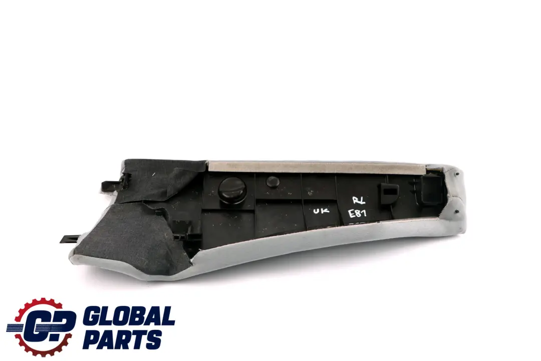 BMW 1 Series E81 E82 Rear Seat Side Finisher Corner Left N/S Grey Cloth Fabric