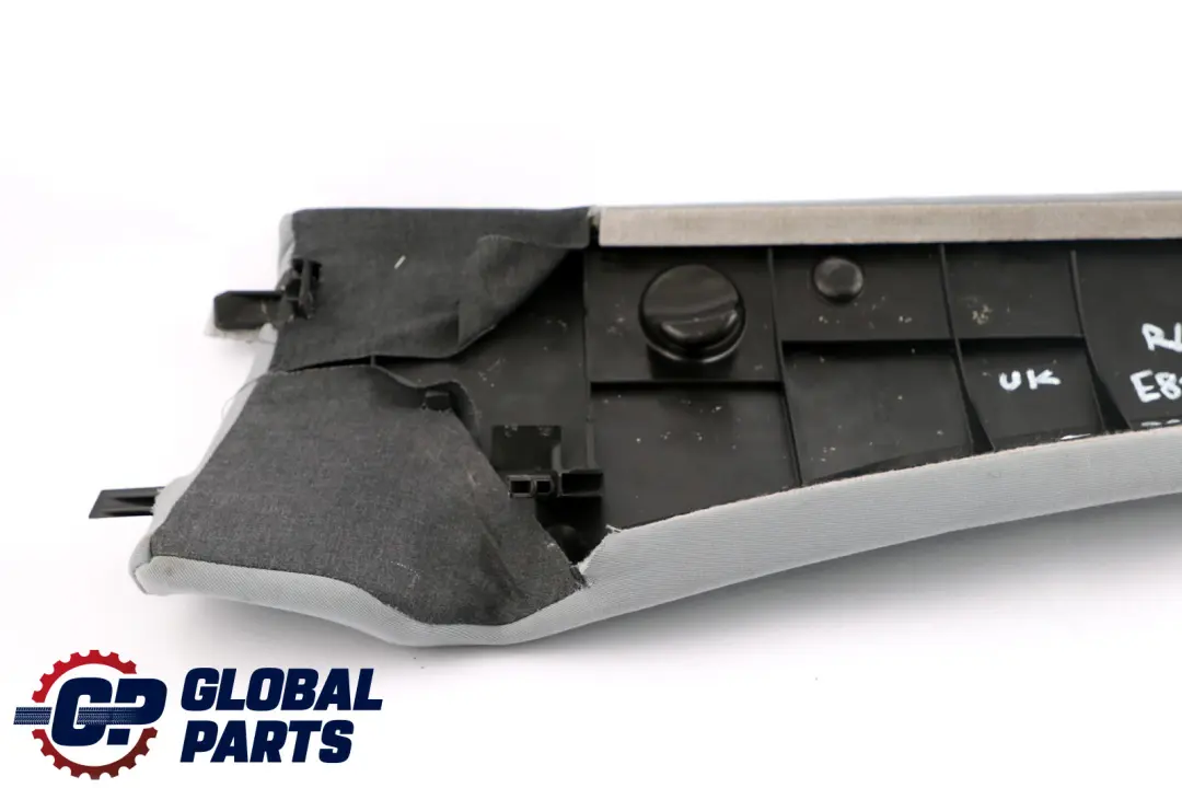 BMW 1 Series E81 E82 Rear Seat Side Finisher Corner Left N/S Grey Cloth Fabric