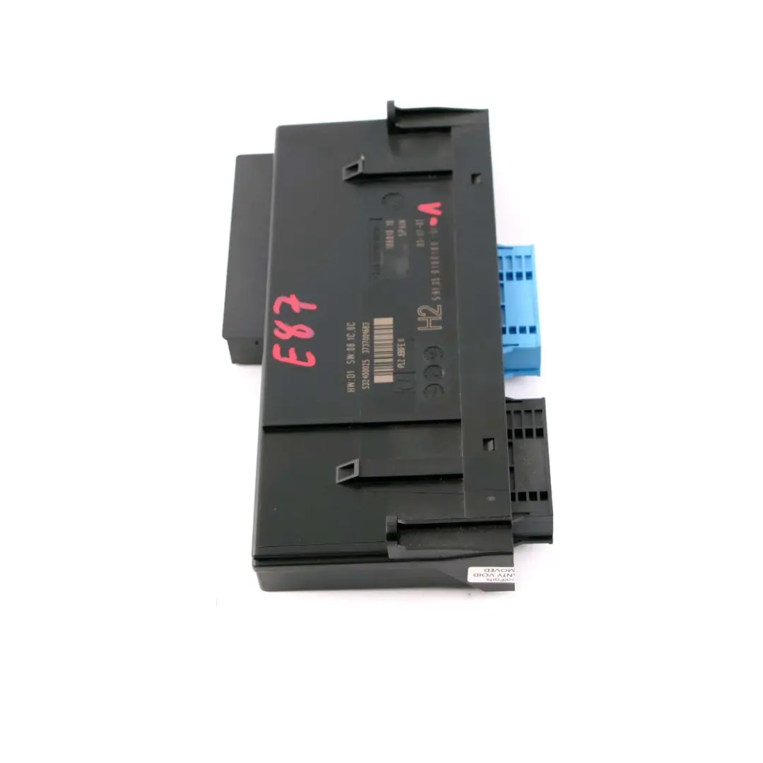 BMW E87 ECU Modulo Control Cuerpo Caja Conexiones H2 PL2 JBBFE II 9160189