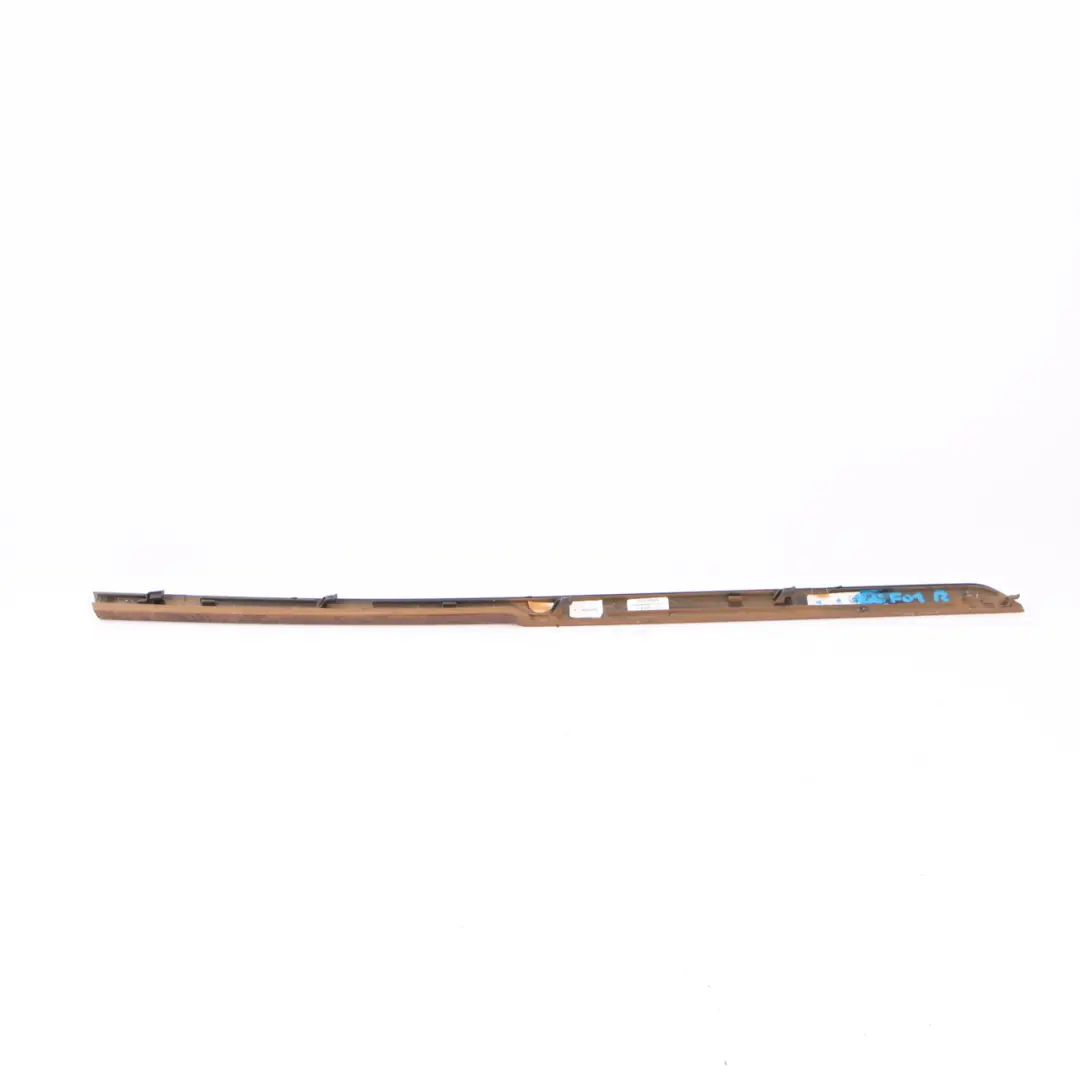 Strip Centre Console BMW F01 F02 Trim Right O/S Cover Wood Ash Shining  - SKU 9160538 - Part number 9160538