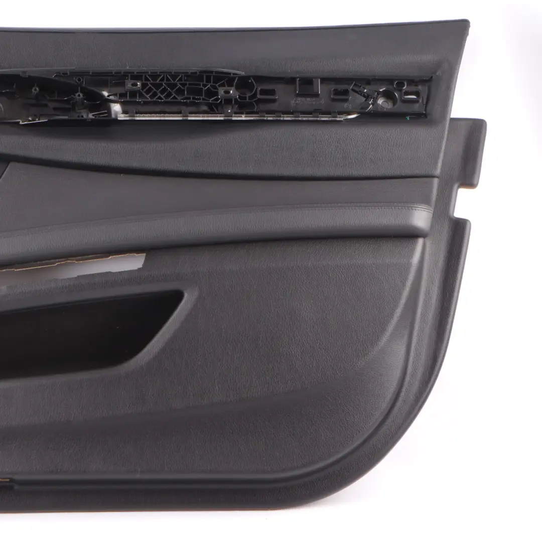 Door Card BMW F01 F02 Front Right O/S Trim Panel Cover Black Leather Dakota