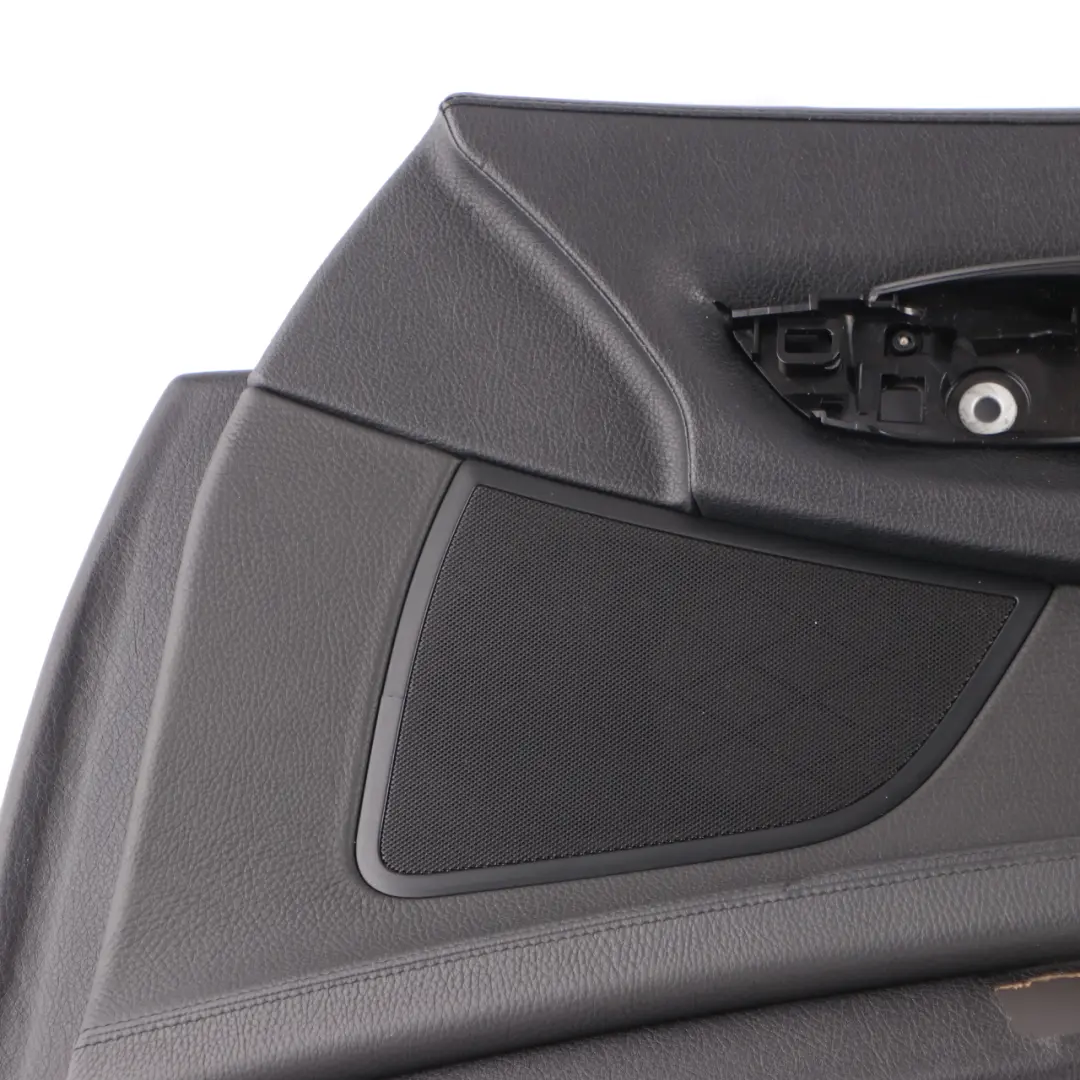 Door Card BMW F01 F02 Front Right O/S Trim Panel Cover Black Leather Dakota