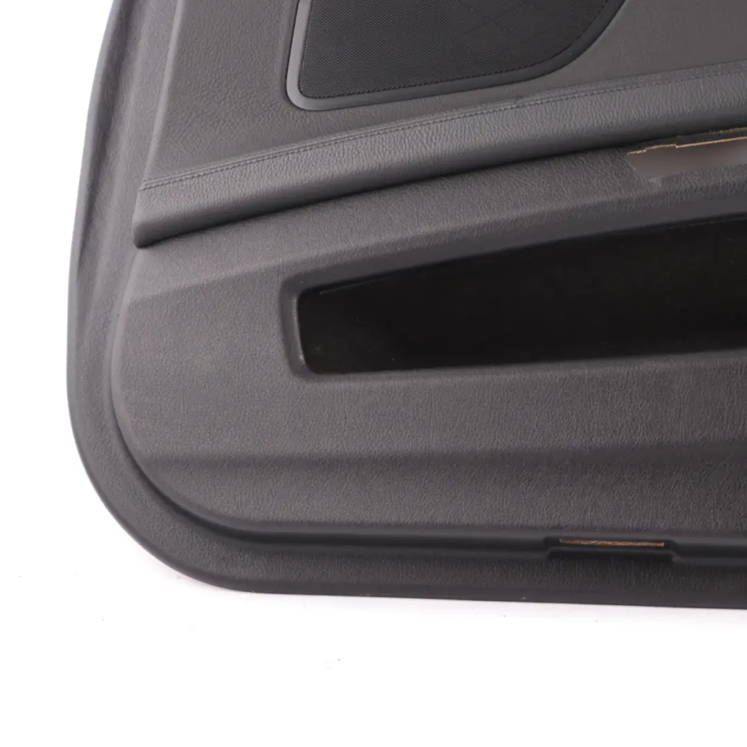 Door Card BMW F01 F02 Front Right O/S Trim Panel Cover Black Leather Dakota
