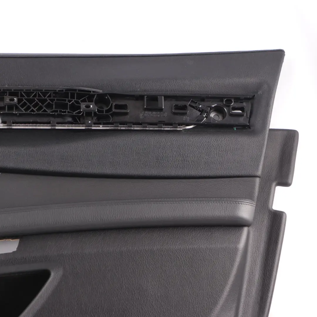 Door Card BMW F01 F02 Front Right O/S Trim Panel Cover Black Leather Dakota