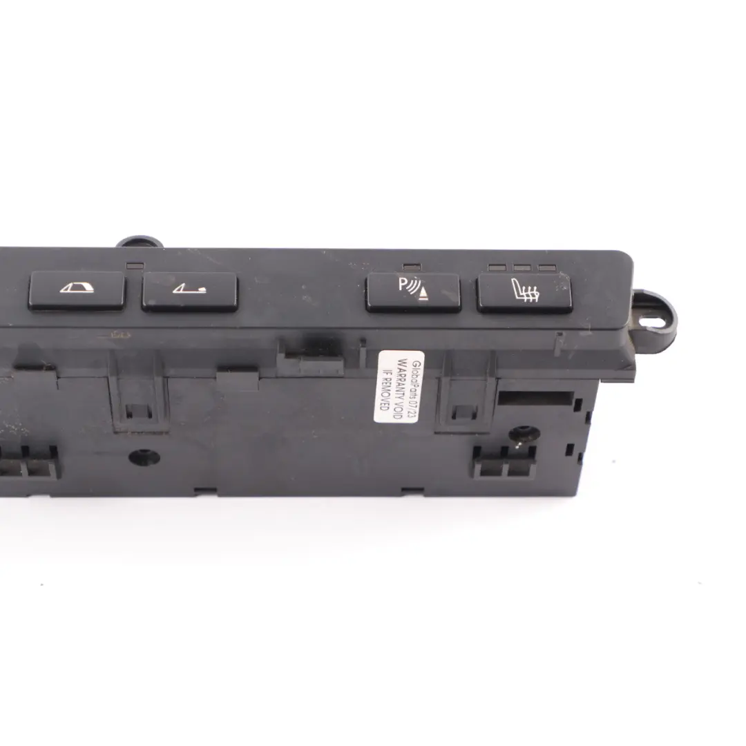 BMW E64 Switch Panel Heated Seats DTC Roof Switch PDC Control Unit 9163852