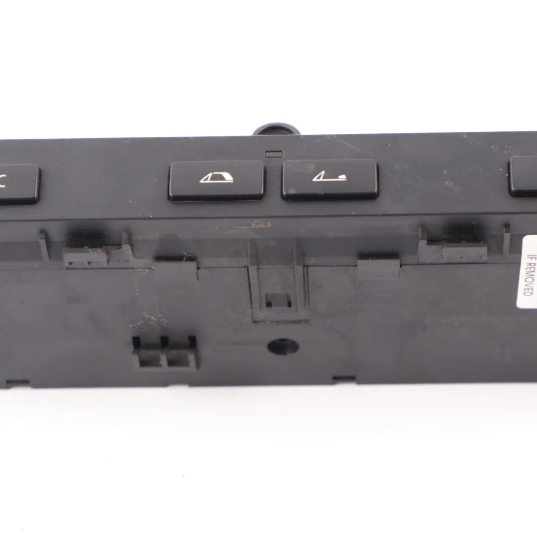 BMW E64 Switch Panel Heated Seats DTC Roof Switch PDC Control Unit 9163852