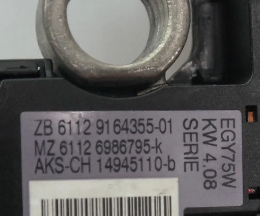 BMW E81 E87 Câble Batterie Anschlusskabel Négatif IBS 9164355 9134855 9184208