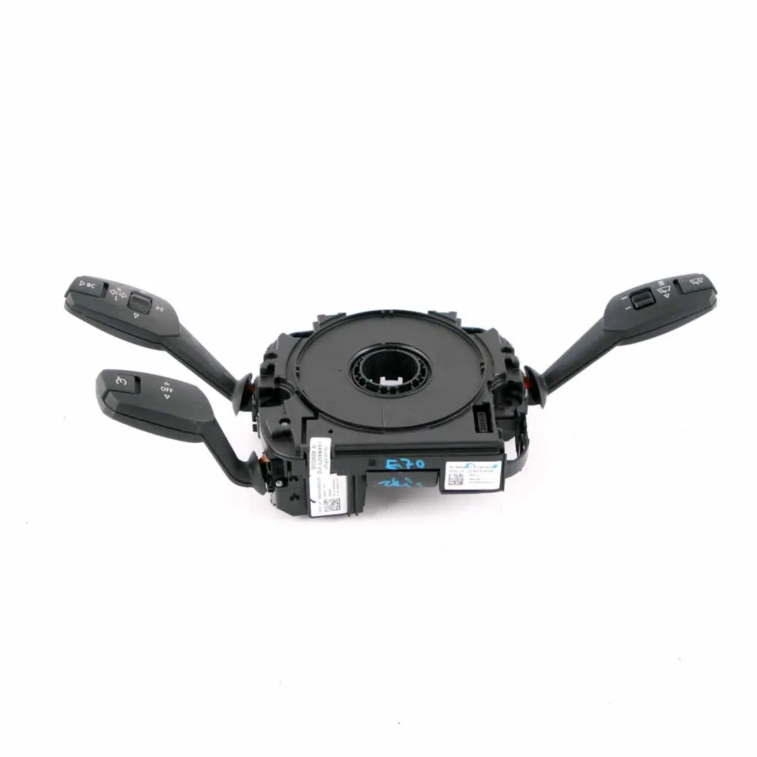 BMW X5 E70 Switch Cluster Steering Column Wiper Stalk Control Unit 9164423