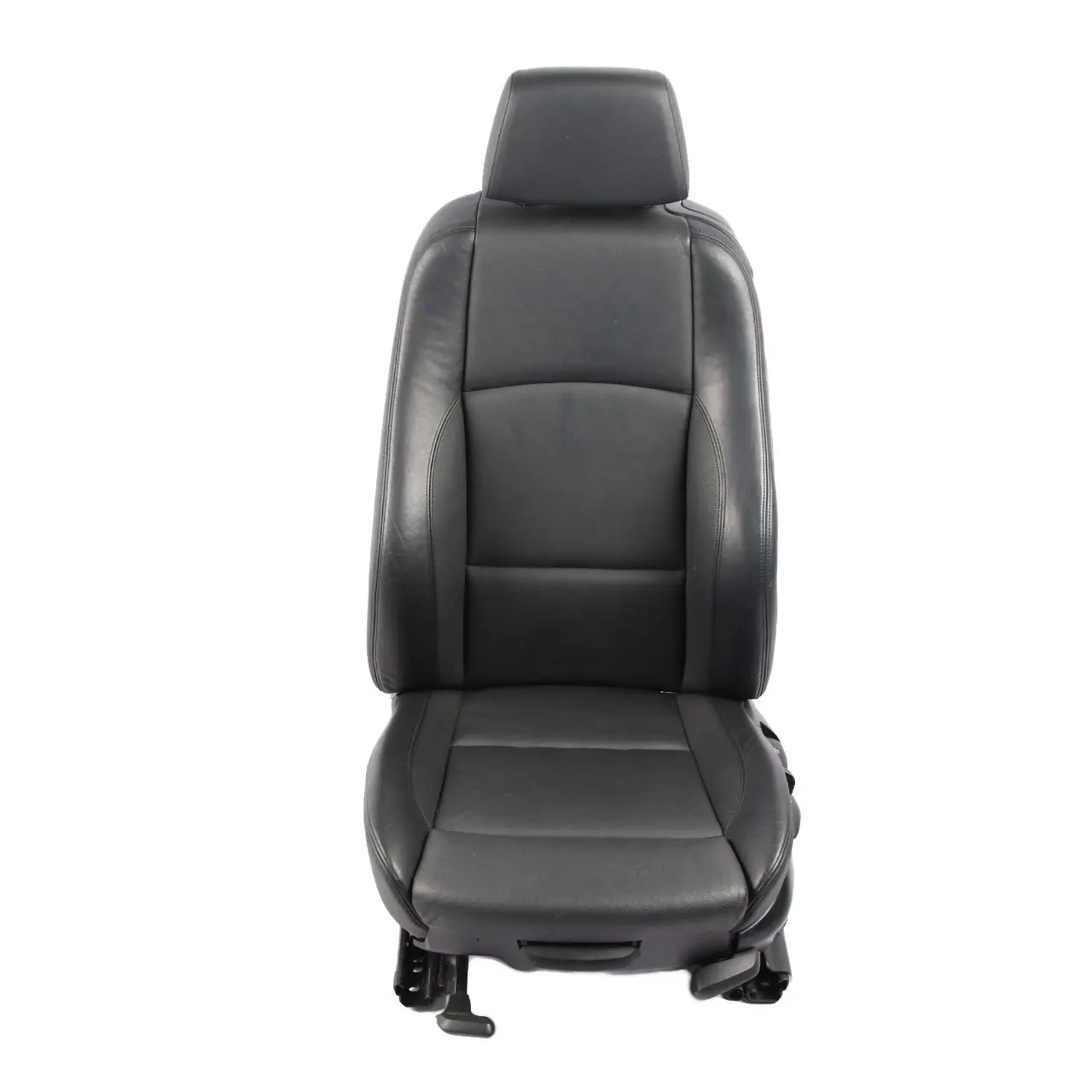 Front Seat BMW E81 E82 Left N/S Heated M Sport Black Schwarz Leather Boston