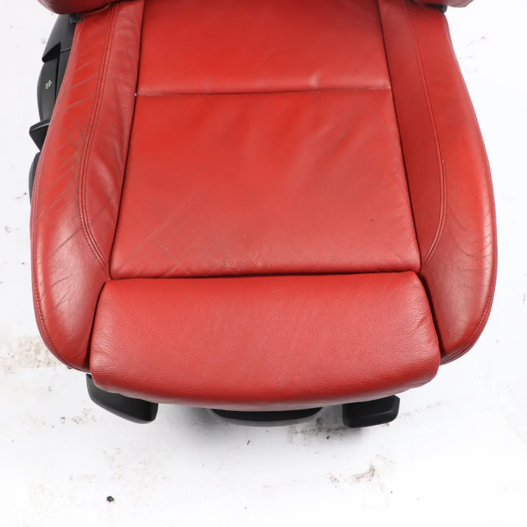 BMW E82 Front Seat M Sport Right O/S Interior Leather Boston Korall Red