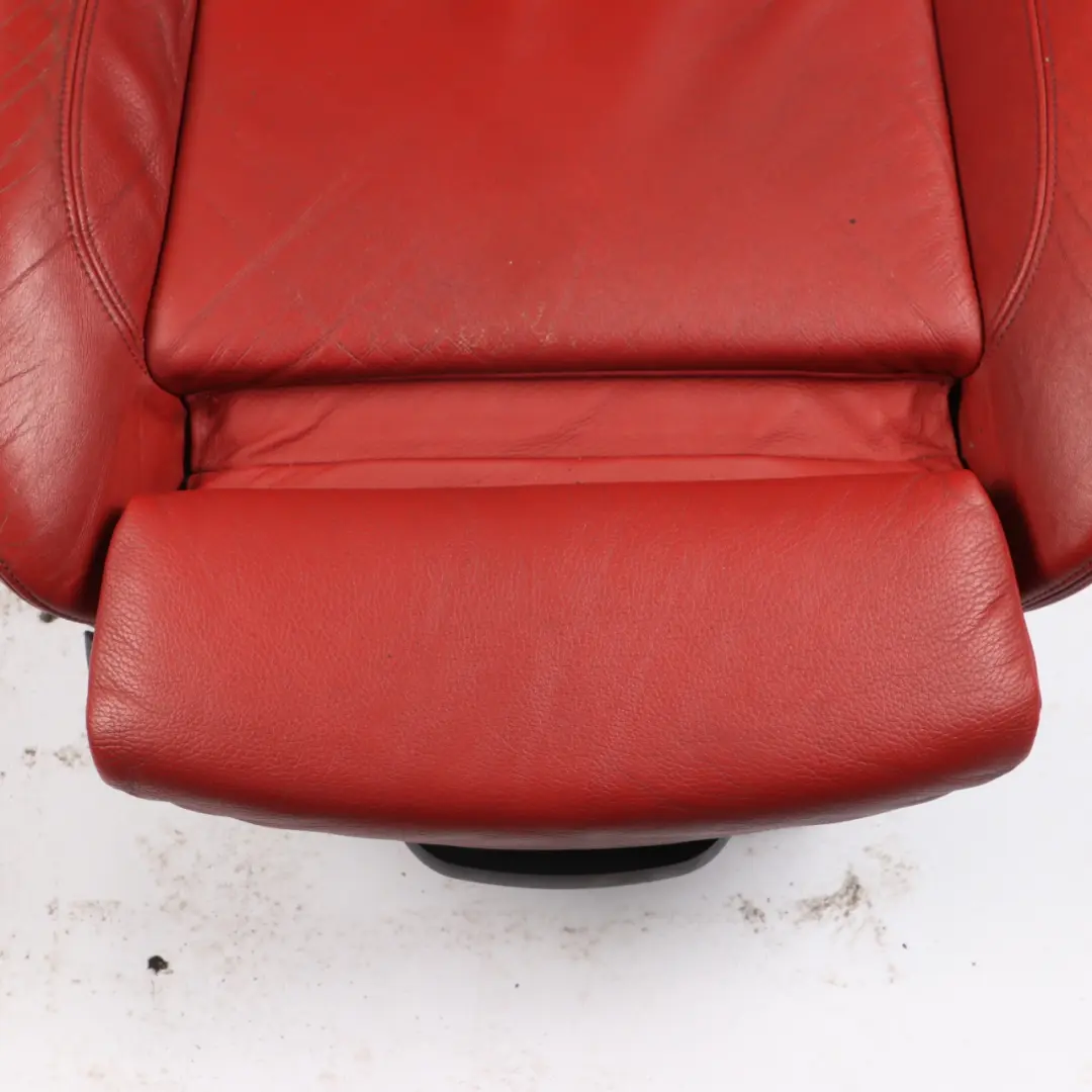 BMW E82 Front Seat M Sport Right O/S Interior Leather Boston Korall Red