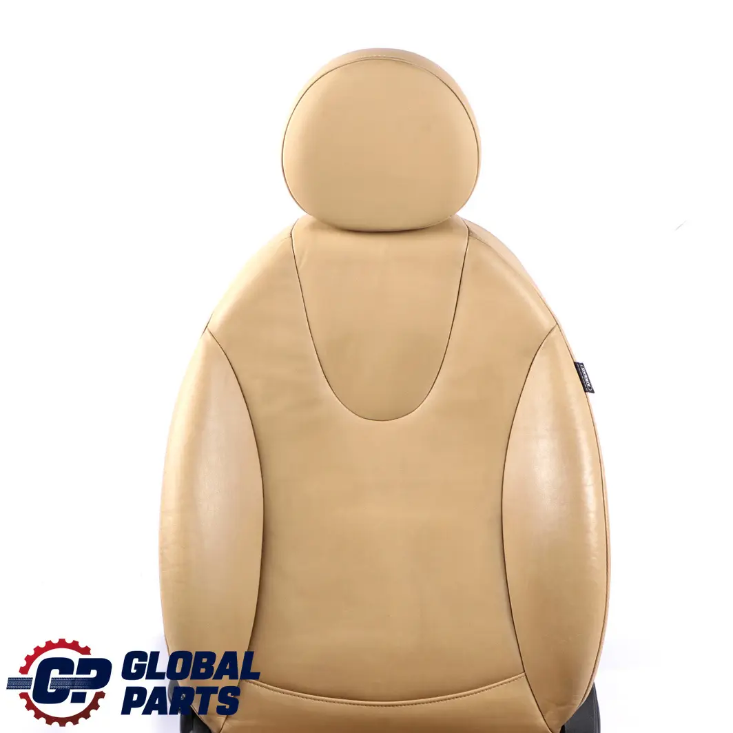 Mini Cooper One R55 R56 Beige Leather Front Left N/S Seat