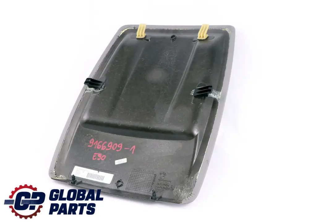 BMW E90 E91 E92 LCI Panel Trasero Asiento Sin Red Bolsa Gris Grau 9166909