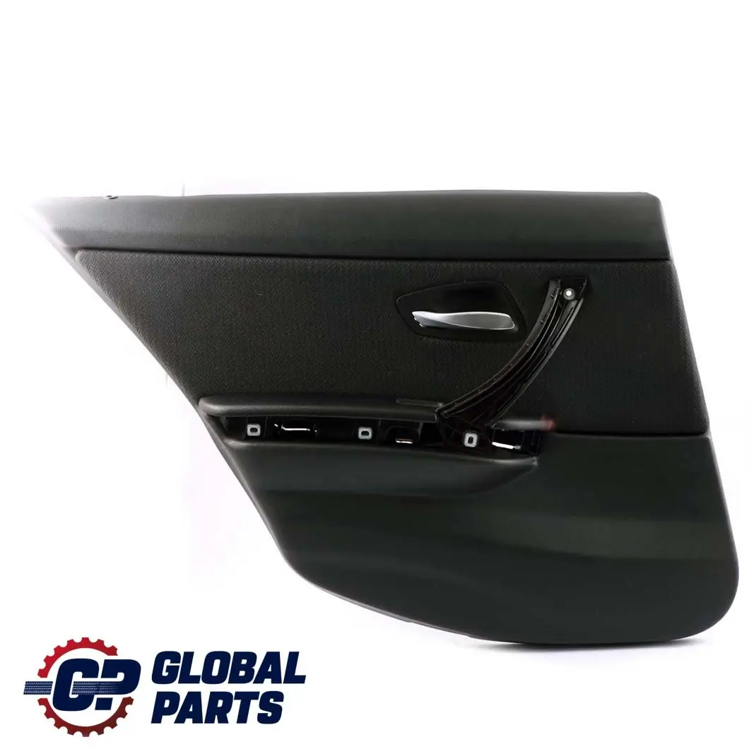 BMW E90 LCI Rear Left Door Card Panel Cloth Vertex Anthracite