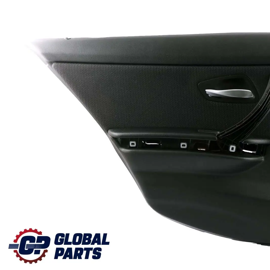 BMW 3 Series E90 LCI Rear Left Door Card Panel N/S Cloth Vertex Anthracite