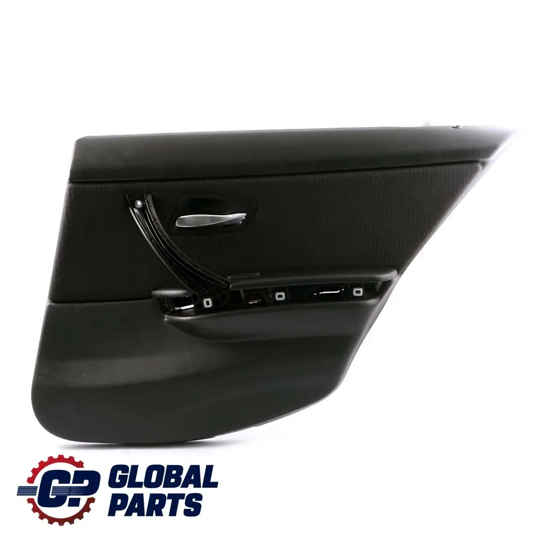 BMW 3 Series E90 LCI Rear Right Door Card Panel O/S Cloth Vertex Anthracite