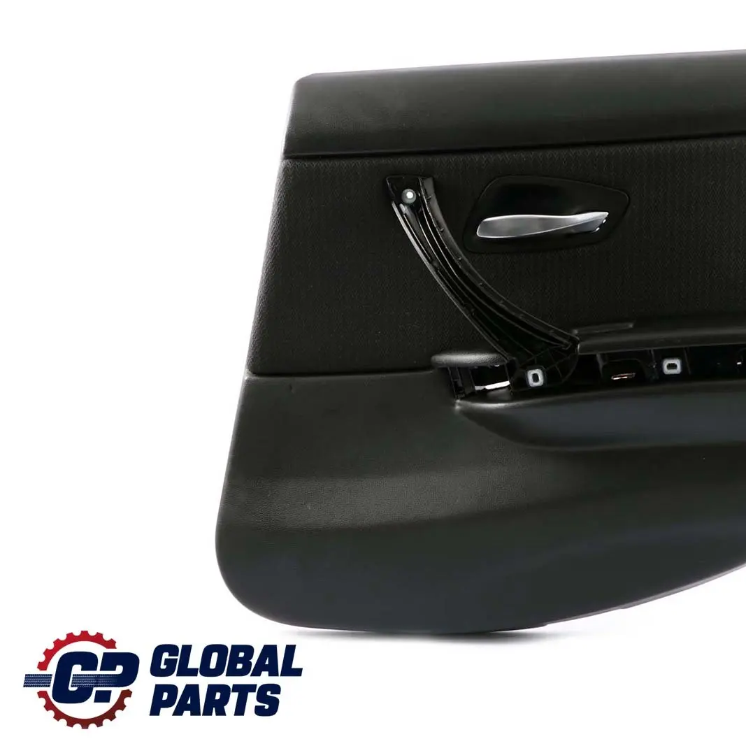 BMW 3 Series E90 LCI Rear Right Door Card Panel O/S Cloth Vertex Anthracite