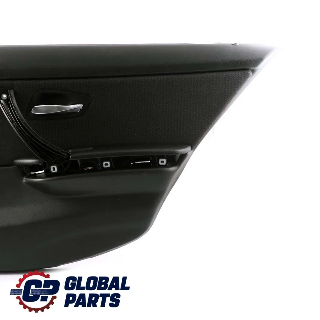 BMW 3 Series E90 LCI Rear Right Door Card Panel O/S Cloth Vertex Anthracite