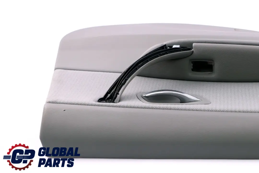 BMW E90 E91 LCI 1 Rear Left Door Card Panel Grey Cloth Vertex