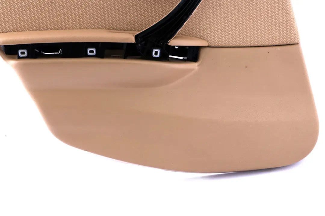 BMW E90 LCI Trasera Izquierda Forro Tarjeta Puerta Beige Tela Trim