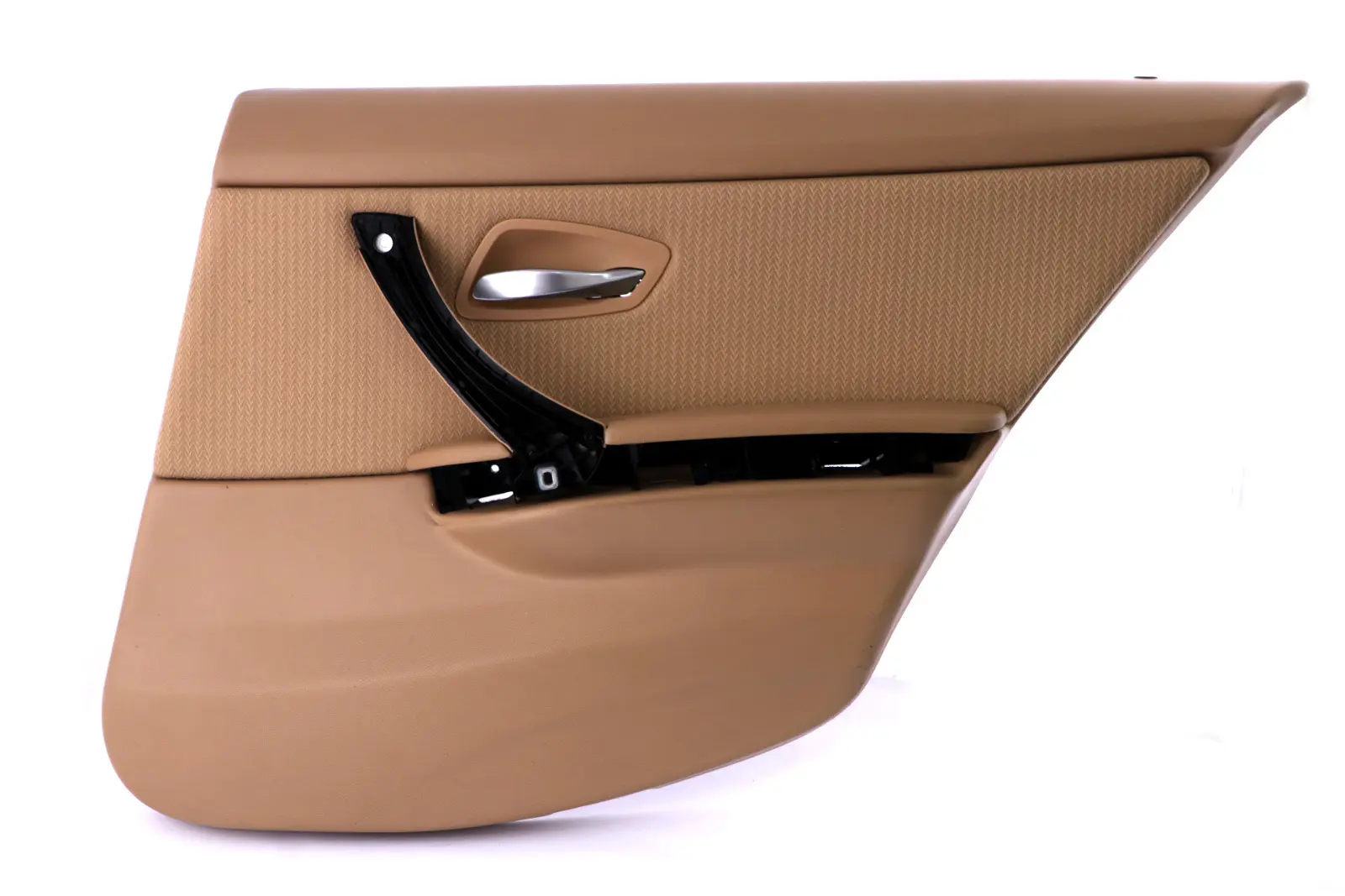 BMW E90 LCI Trasera Derecha O / Tarjeta De Puerta Beige Tela V?rtice Trim Panel