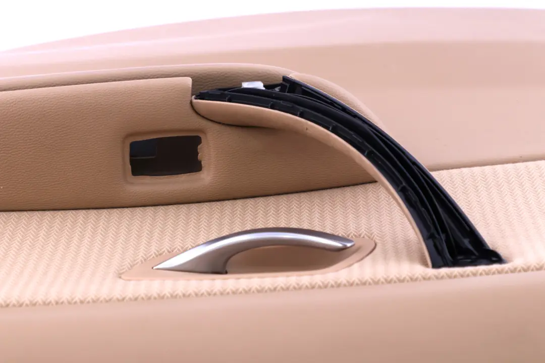 BMW E90 LCI Trasera Derecha O / Tarjeta De Puerta Beige Tela V?rtice Trim Panel