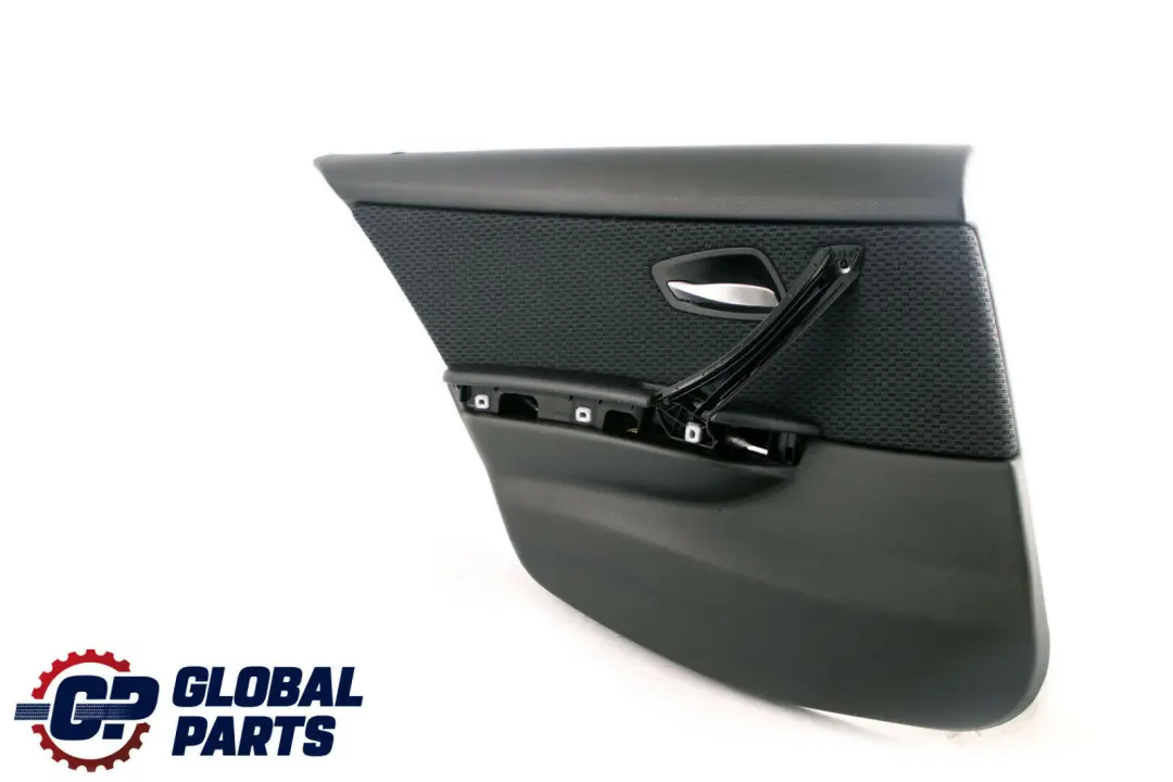 BMW E90 LCI Rear Left Door Card Panel Cloth Leather Impuls Anthracite