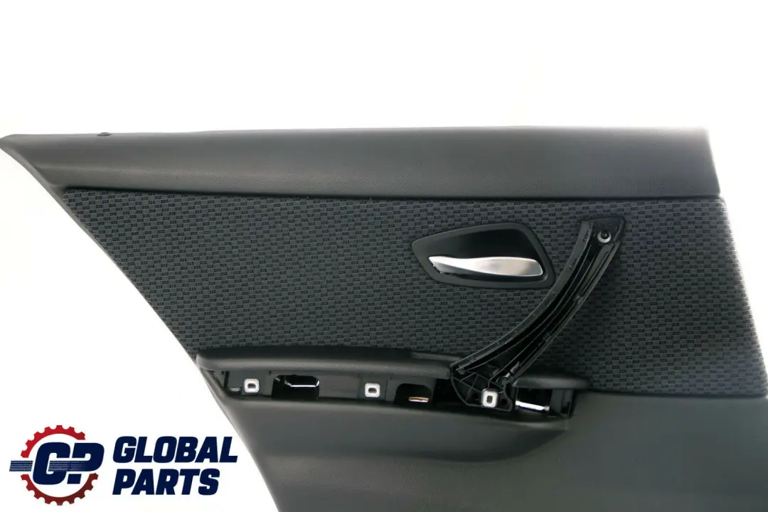 BMW E90 LCI Rear Left Door Card Panel Cloth Leather Impuls Anthracite