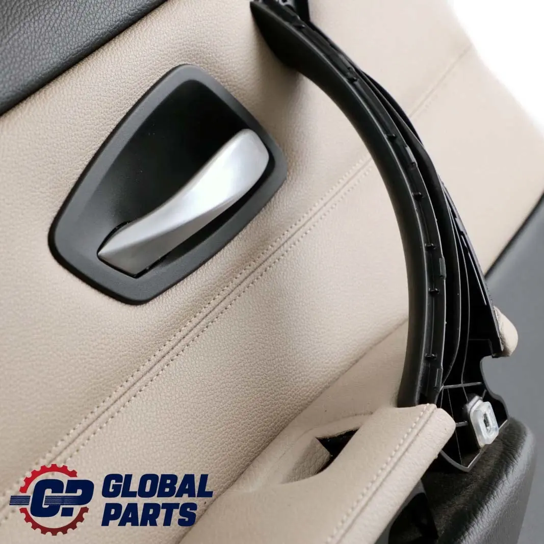 BMW E90 LCI Rear Left Door Card Panel N/S Leather Dakota Oyster