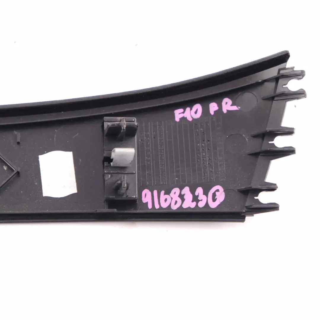 BMW F01 F10 F11 LCI Osłona Listwa Panel Fotela Prawy Przód Czarna 9168230