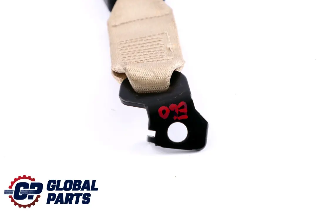 Belt Clip BMW E60 E61 Lower Clasp Buckle Rear Center Cremebeige 9168380