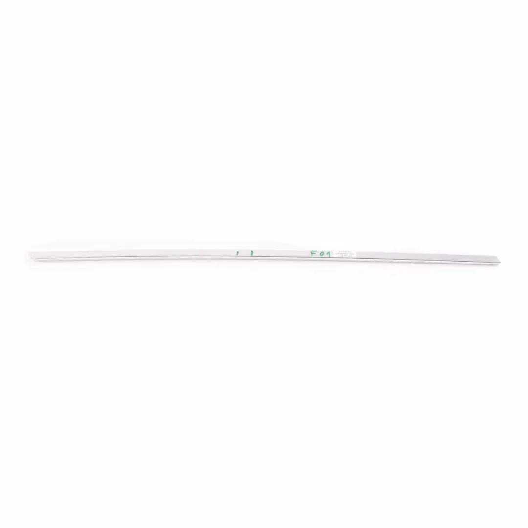 BMW F01 Door Card Trim Inside Rear Left N/S Strip Chrom 9169109