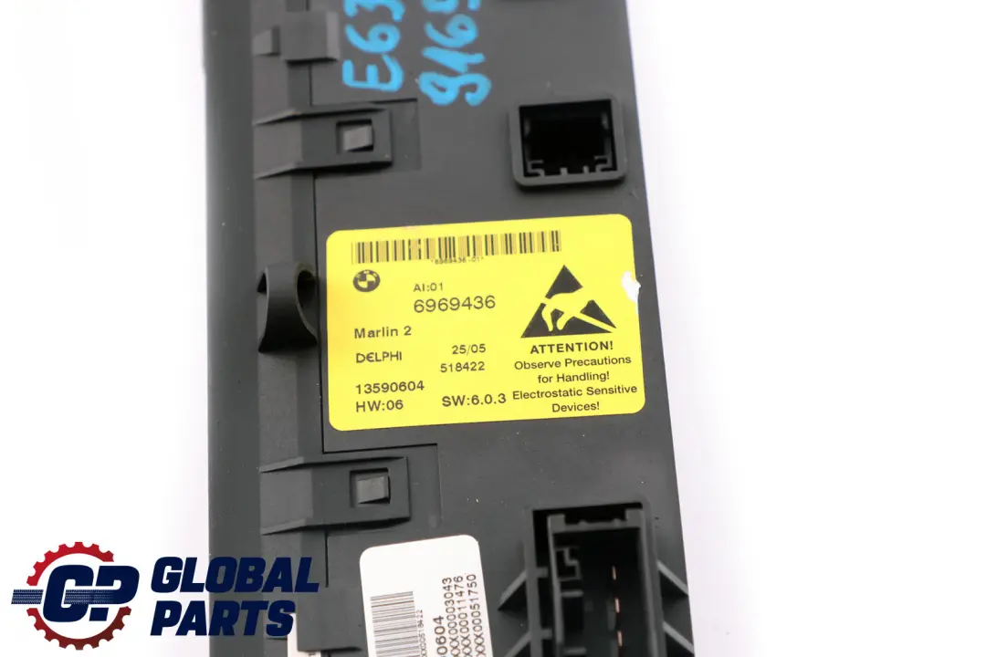 BMW 6 Series E63 E63N LCI Centre Console Switch Centre DTC PDC 9169123