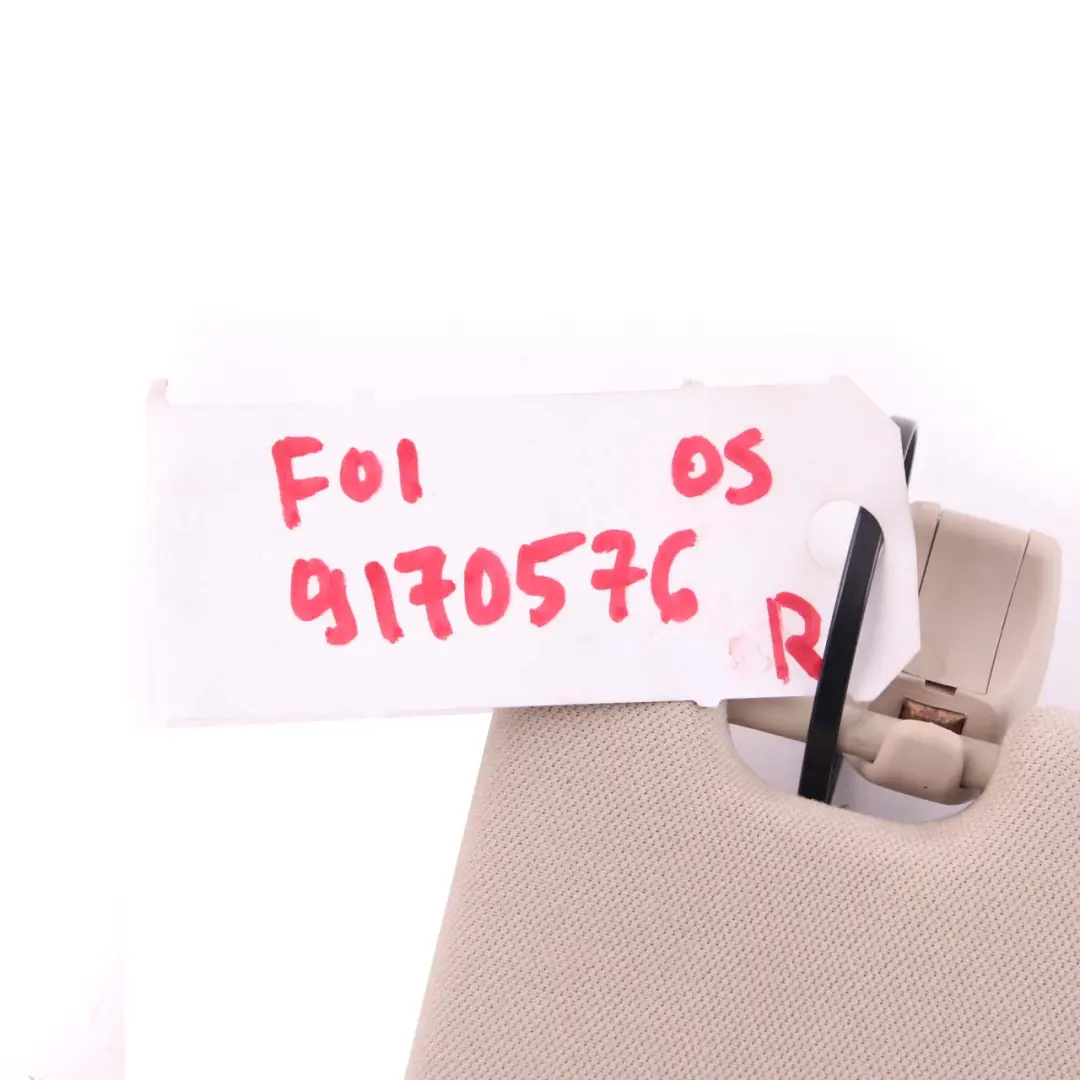 BMW F01 F02 Sun Visor Illuminated Make-Up Lamp Front Right O/S Oyster 9170576