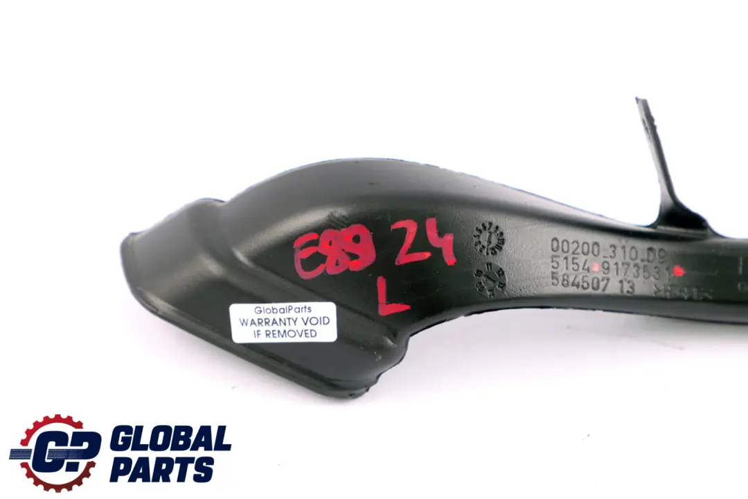 BMW Z4 Series E89 Air Outlet Channel Floor Heater Duct Left N/S 9173531