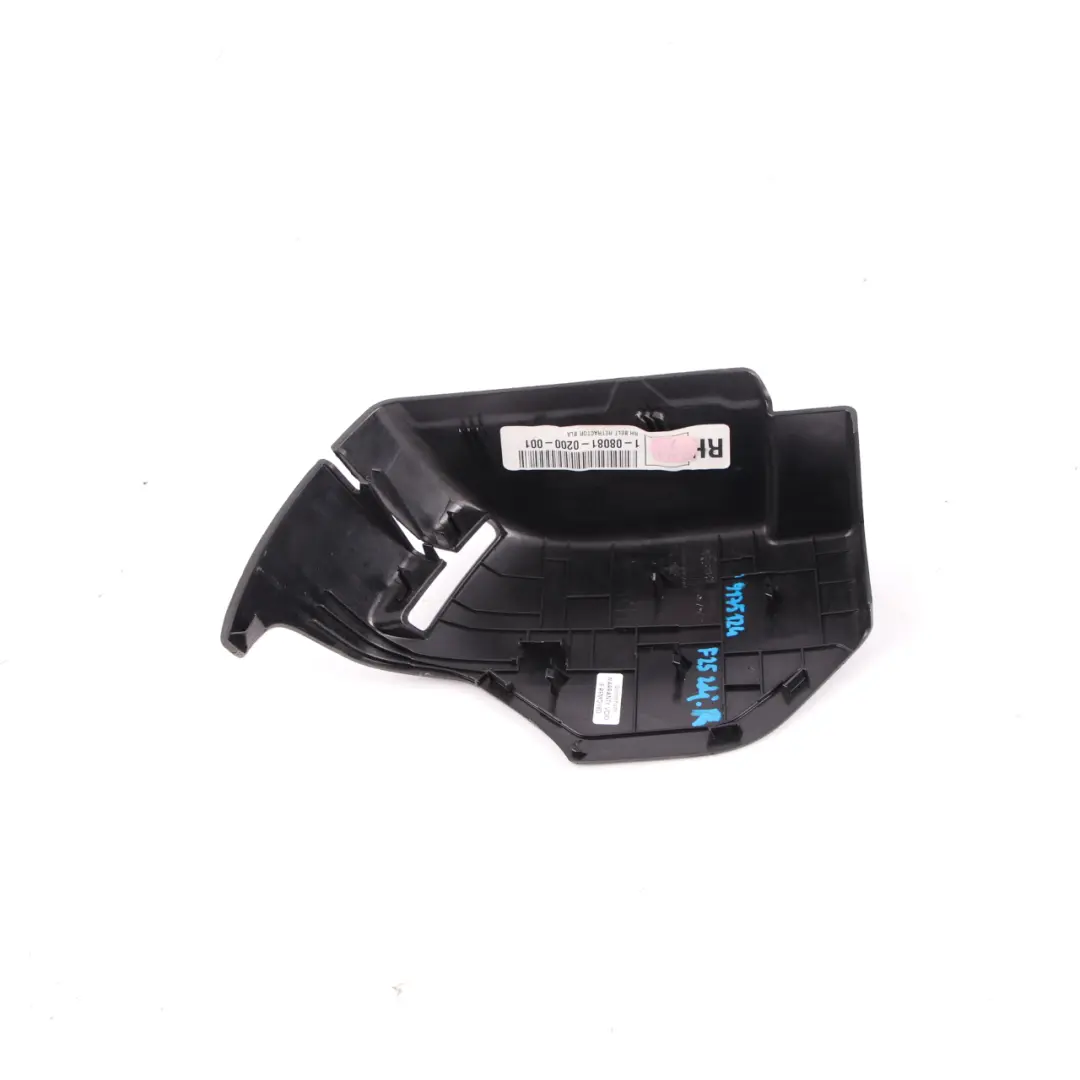 BMW X3 F25 Hinteren Sicherheitsgurt Trim Abdeckung Rechts Schwarz 9175124