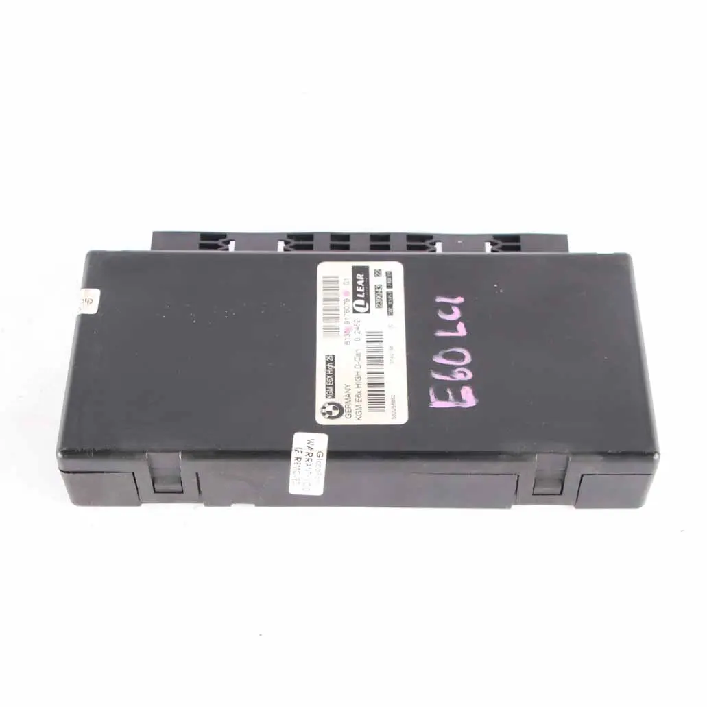 BMW E60 LCI Body Gateway Module ECU Control Unit KGM E6X High D-Can 9176079