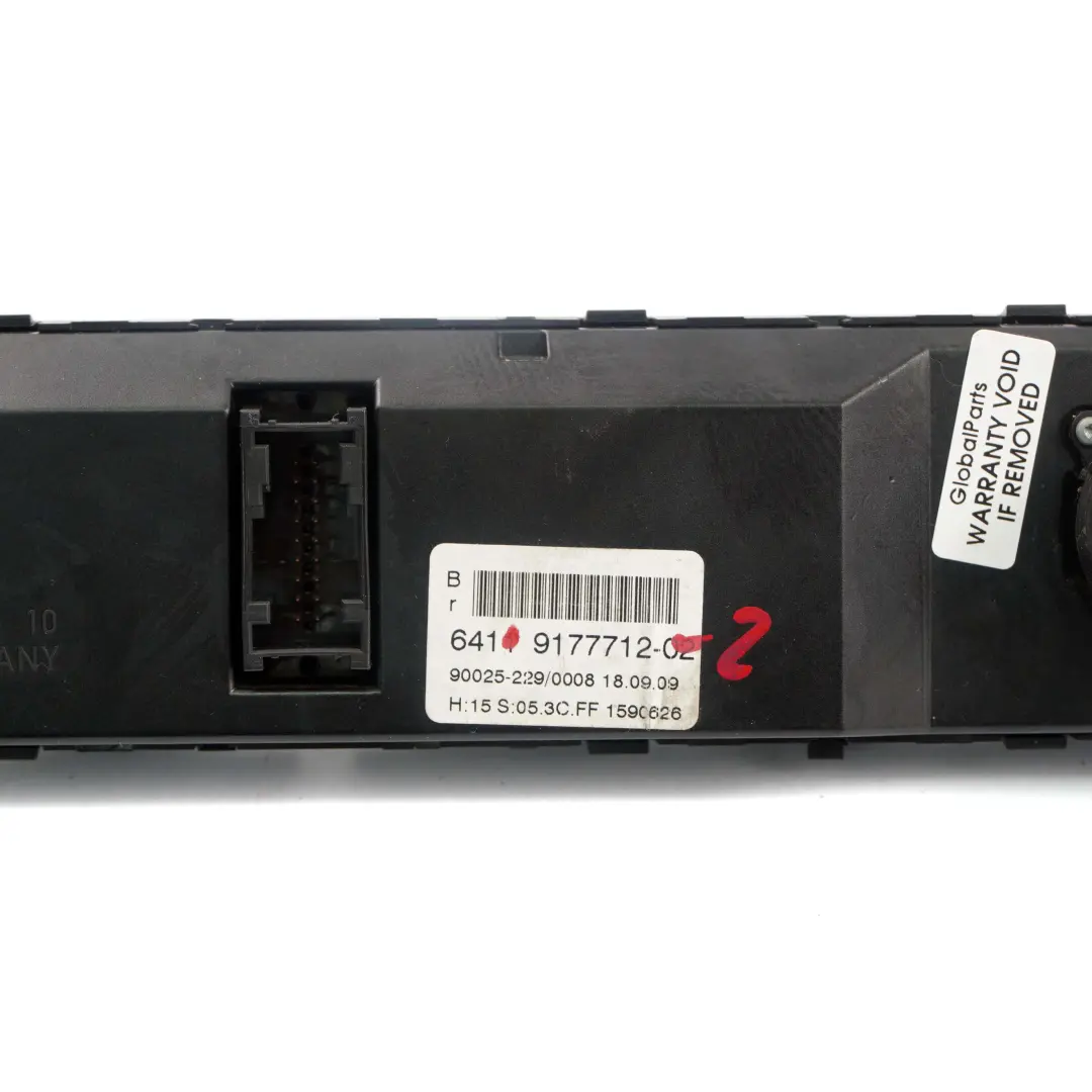 BMW E60 E61 LCI Controlador Automatico de Aire Acondicionado Basis 9177712