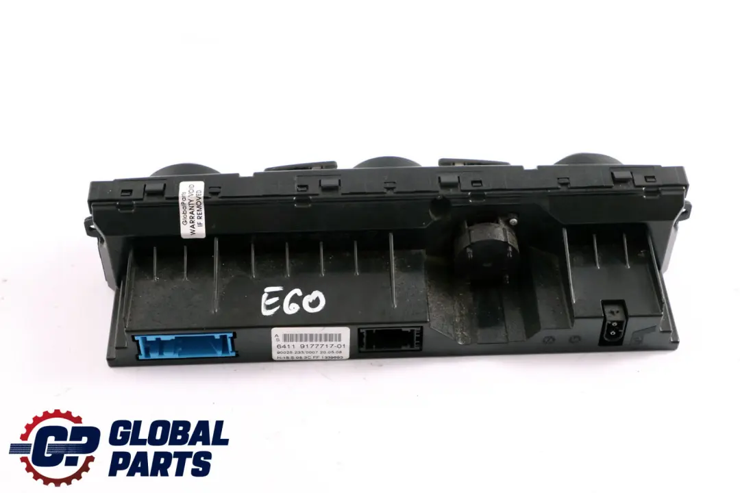 BMW E60 E61 LCI Unidad De Control De Aire Acondicionado Automático Panel 9177717