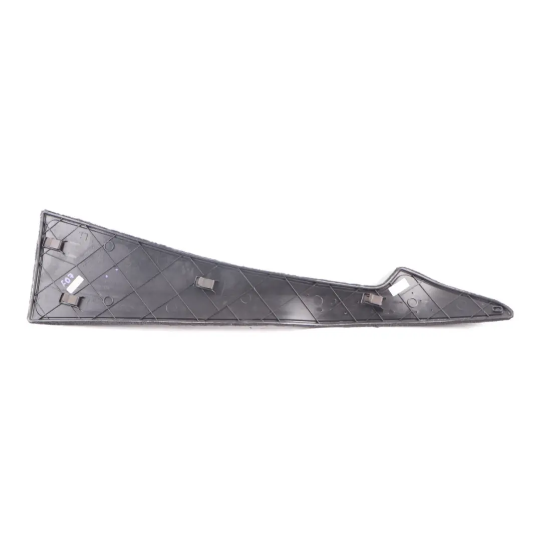 Trim BMW F07 Centre Console Bottom Panel Carpet Front Left N/S Black 9178801