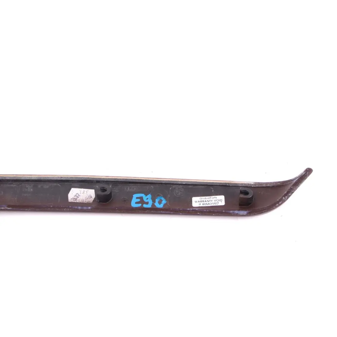 Door Trim Strip BMW E90 E91 LCI Decor Rear Left N/S Cover Burr Walnut 9179967