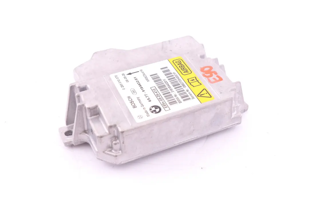 BMW E81 E87 E90 E91 Unidad De Control Airbag ECU NO CRASH DATA 9184432