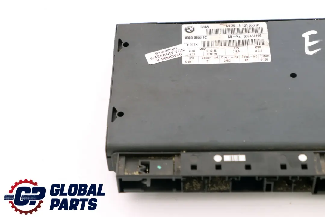 BMW 7 Series E65 E66 Seat Control Module 9134633 9184560