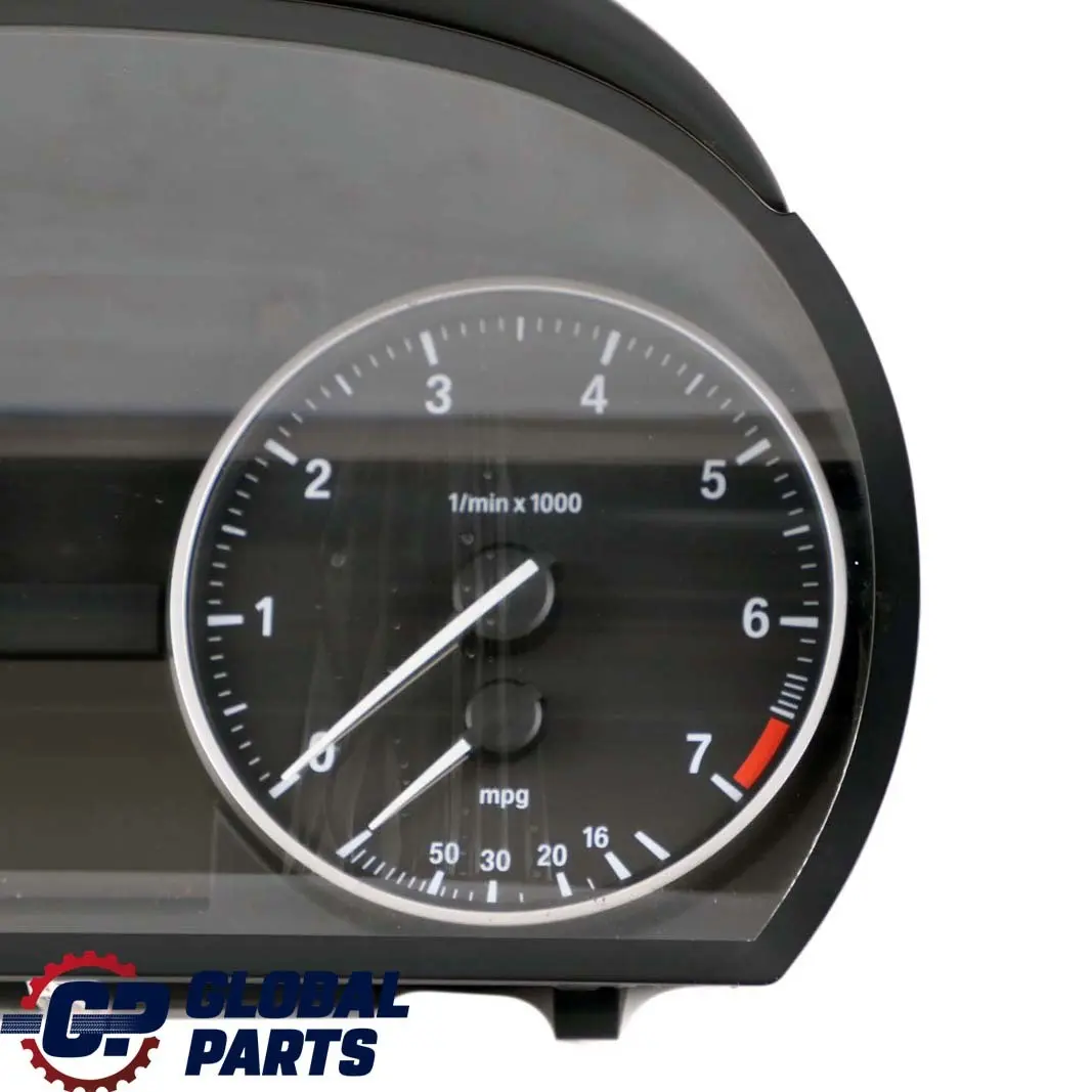 BMW 3 E90 E91 E92 1 Petrol Instrument Cluster Speedo Clocks MPH Manual 9187053