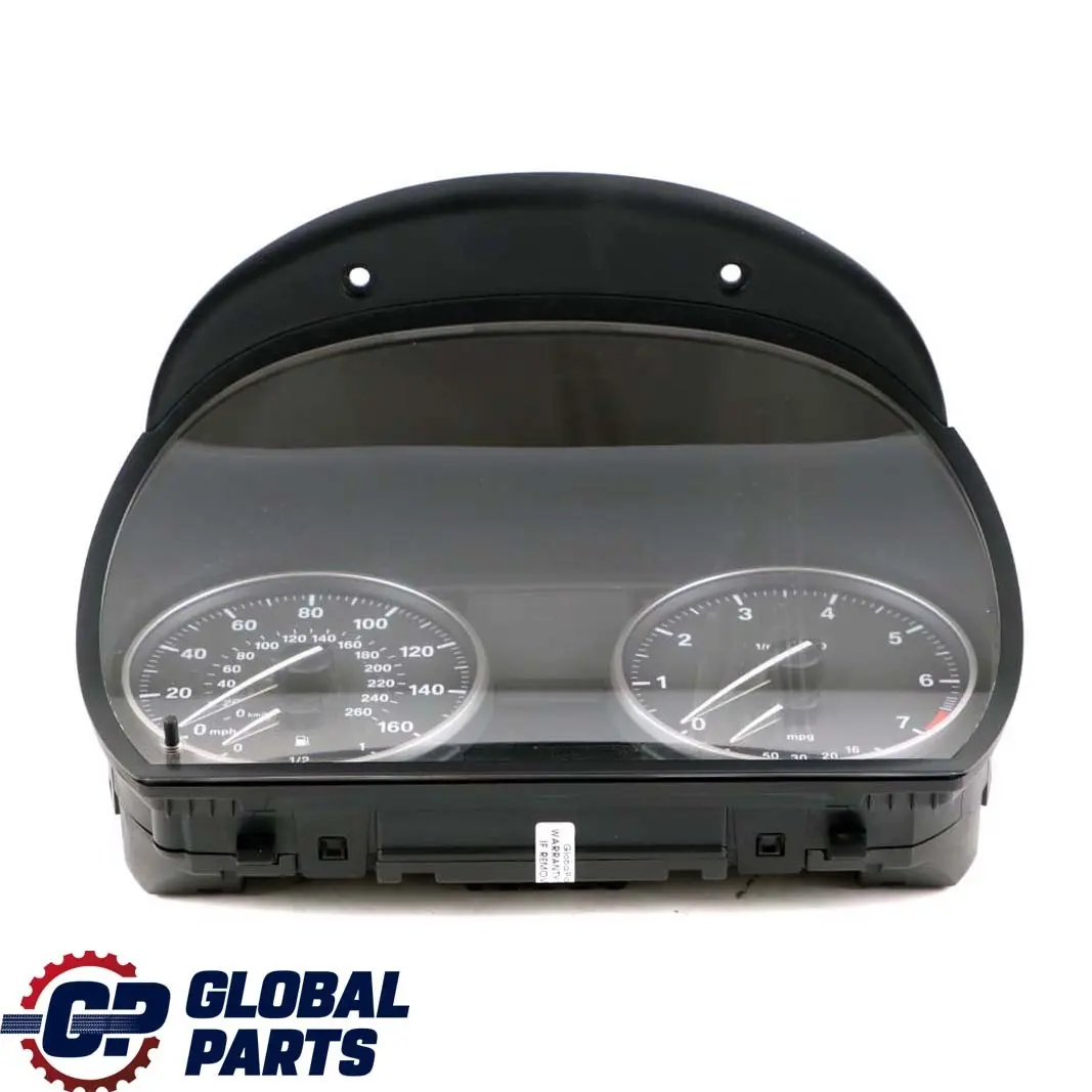 BMW 3 E90 E91 E92 1 Petrol Instrument Cluster Speedo Clocks MPH Manual 9187053