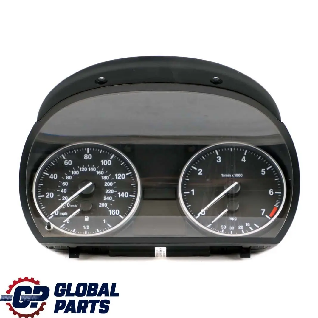 BMW 3 E90 E91 E92 1 Petrol Instrument Cluster Speedo Clocks MPH Manual 9187053