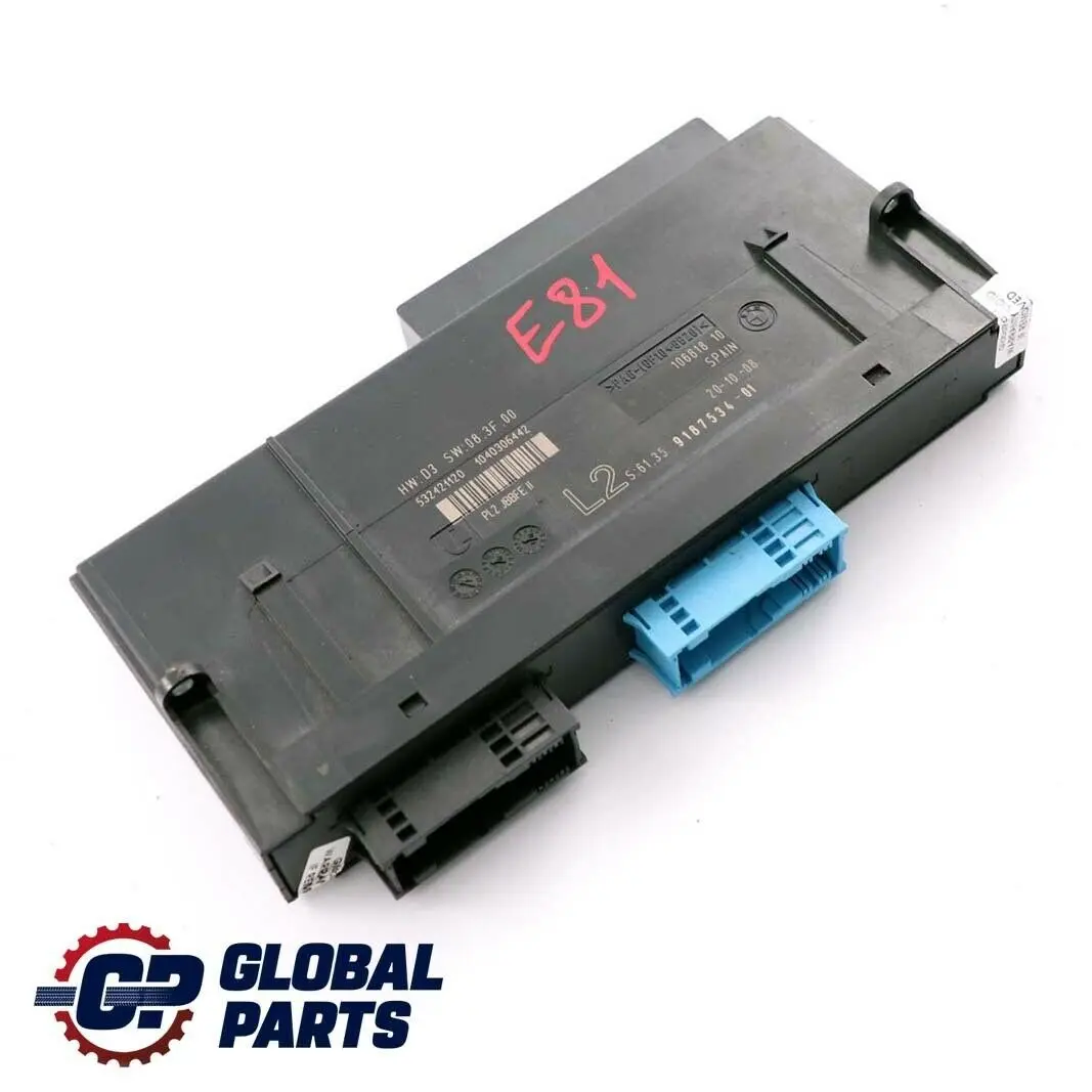 Centralina Modulo ECU L2 PL2 JBBFEII 6135 BMW E81 - SKU 9187534 - Numero di parte 9187534
