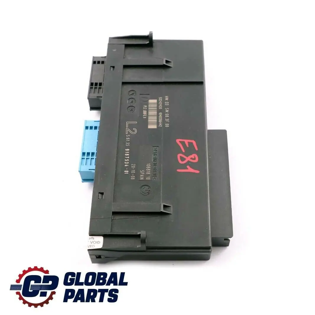 Centralina Modulo ECU L2 PL2 JBBFEII 6135 BMW E81 - SKU 9187534 - Numero di parte 9187534