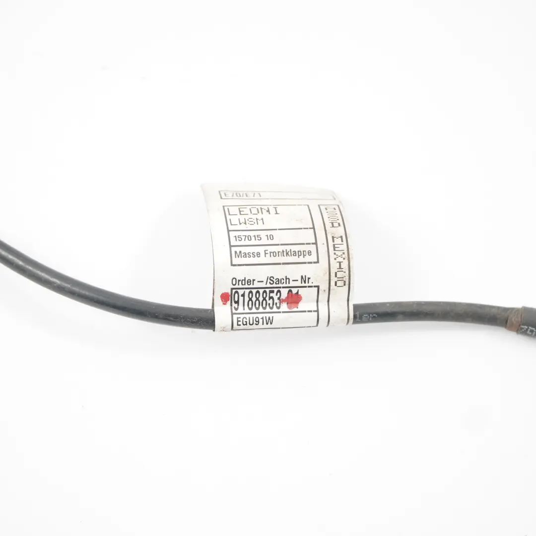 BMW X5 E70 X6 E71 Battery Earth Cable Ground - Pole Lead L= 490MM 9188853