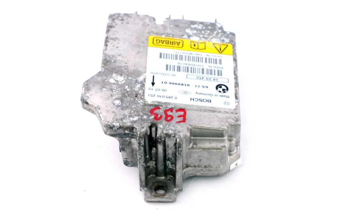 BMW 1 3 Series E88 E93 LCI Airbag Control Unit Module ECU 9189906